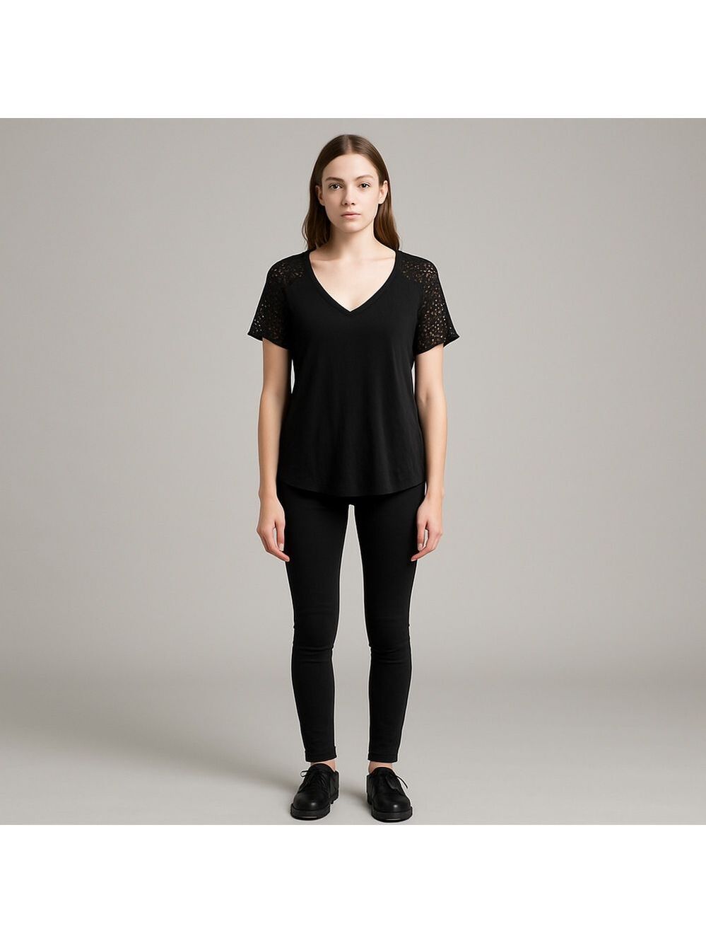 Kristine Black Blouse Size Small